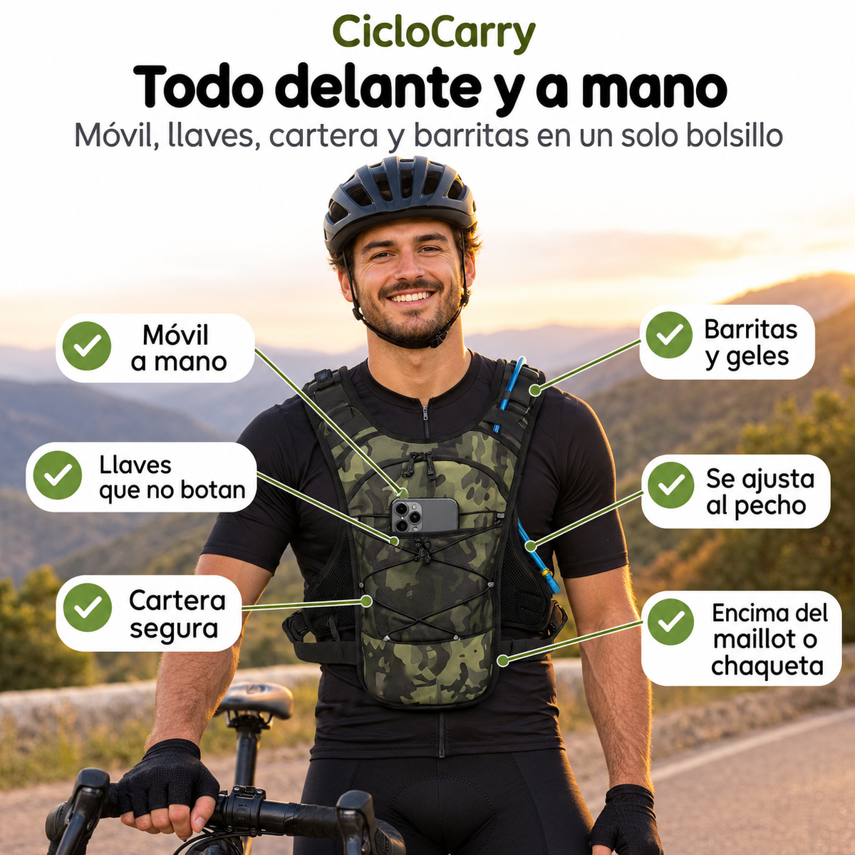 Todo delante y a mano con CicloCarry